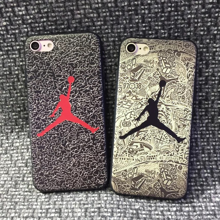 喬丹air jordan蘋果7手機殼6s情侶iphone7plus全包防摔磨砂軟殼批發・進口・工廠・代買・代購