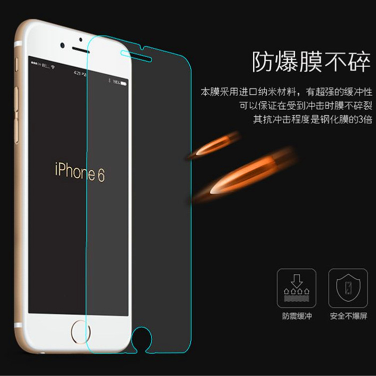 iPhone6納米防爆膜 蘋果6s軟性修復6plus高清膜5s非鋼化前後貼膜批發・進口・工廠・代買・代購
