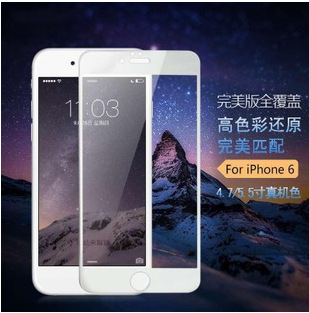 批發直銷iphone6/6PLUS 2.5D弧邊防刮手機鋼化膜 防藍光鋼化膜批發・進口・工廠・代買・代購