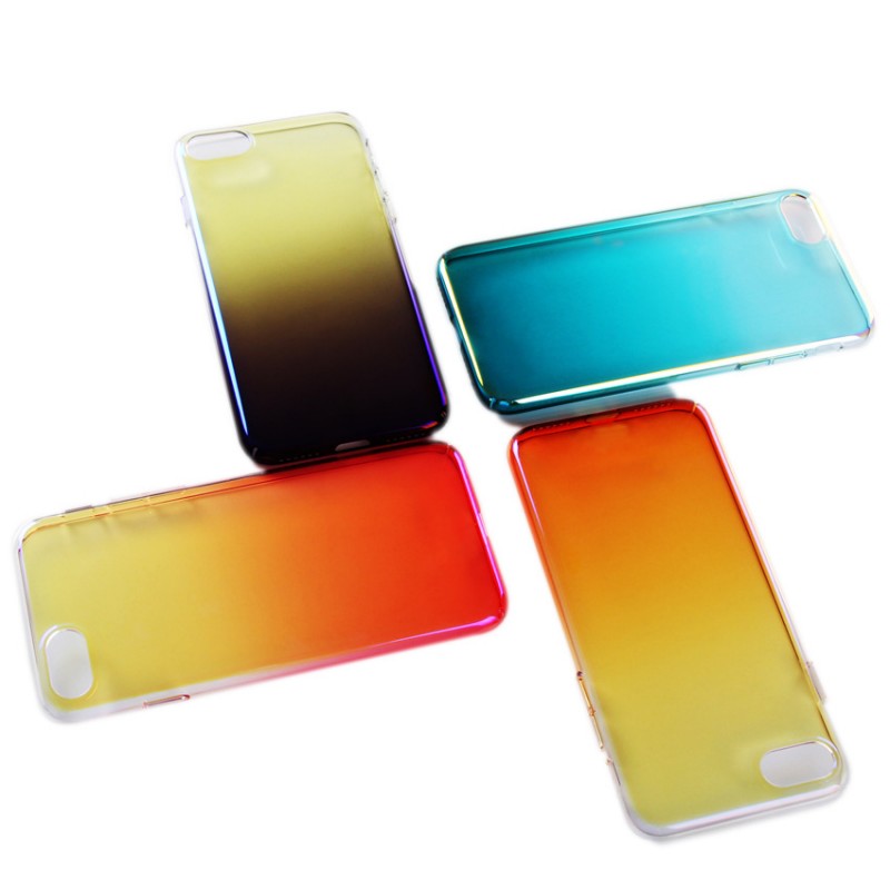 手機殼創意蘋果7手機套plus藍光漸變透明iphone7全包TPU軟殼批發・進口・工廠・代買・代購