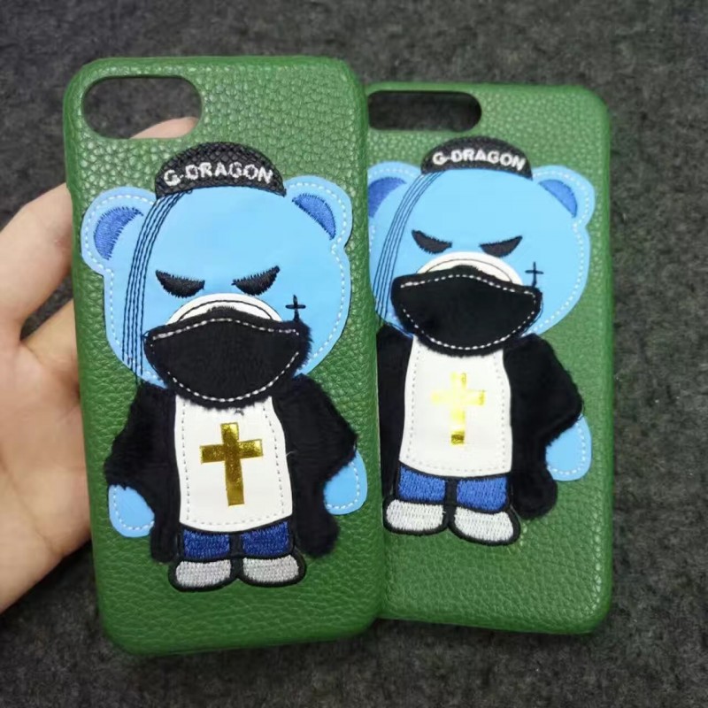 韓風GD藍色暴力熊權志龍iPhone7/7plus手機殼藍熊蘋果7plus手機殼批發・進口・工廠・代買・代購