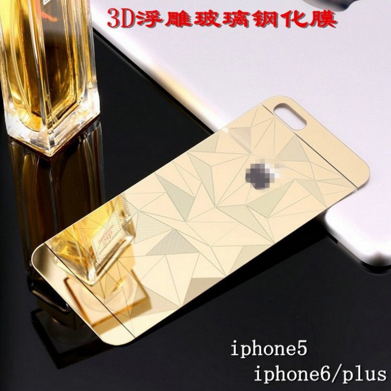 iPhone6 Plus鋼化玻璃膜蘋果5.5 /4.7寸全覆蓋3D電鍍彩色菱形膜工廠,批發,進口,代購