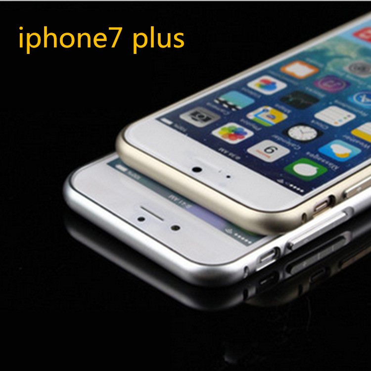 新款 蘋果iPhone6/6s手機殼 蘋果7 plus圓弧邊框 海馬扣 金屬邊框工廠,批發,進口,代購