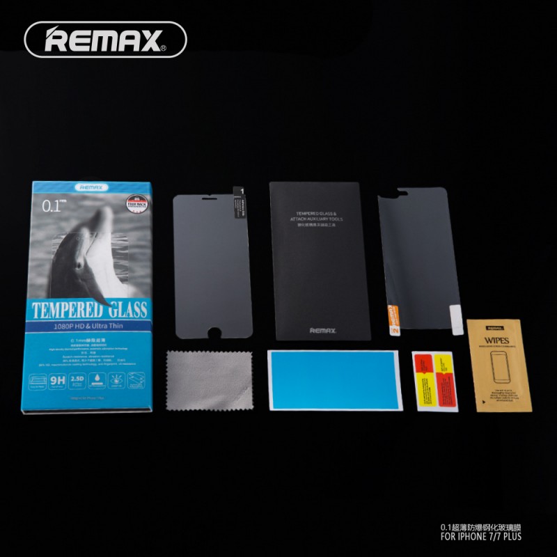 REMAX 睿量 0.1玻璃膜 iphone7/7Plus超薄0.1玻璃膜 正品批發批發・進口・工廠・代買・代購