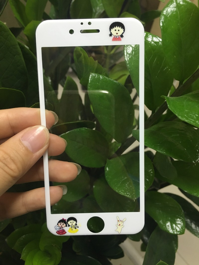 鋼化膜 iphone6浮雕彩繪貼膜iphone6 plus鋼化玻璃膜全屏覆蓋工廠,批發,進口,代購