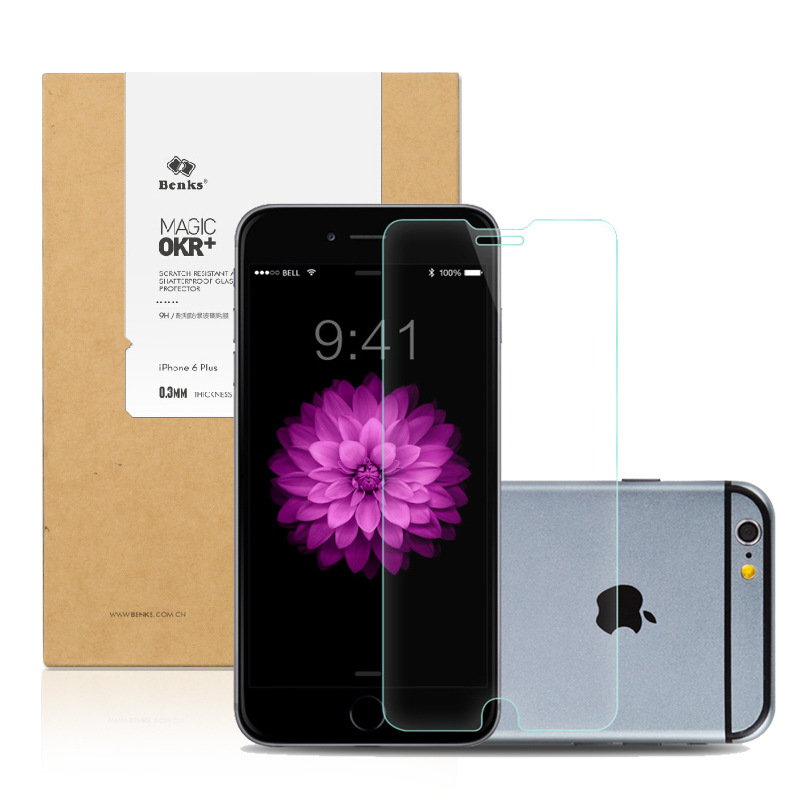 Benks/邦克仕 蘋果iPhone6 Plus Magic OKR+ 弧邊防爆玻璃貼膜工廠,批發,進口,代購
