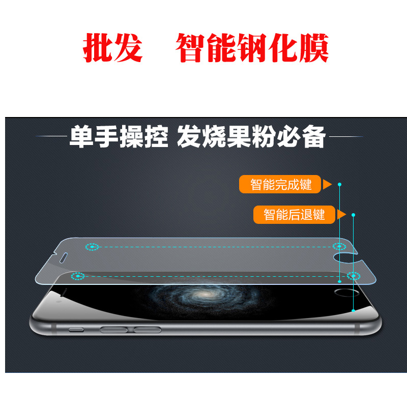 批發 蘋果6智能膜 iphone6 plus手機智能鋼化玻璃膜 智能鋼化膜工廠,批發,進口,代購