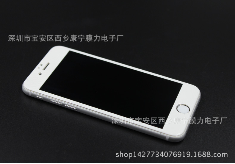 iphone6碳纖維鋼化膜 蘋果6碳纖維鋼化玻璃膜 熱彎全貼合工廠,批發,進口,代購