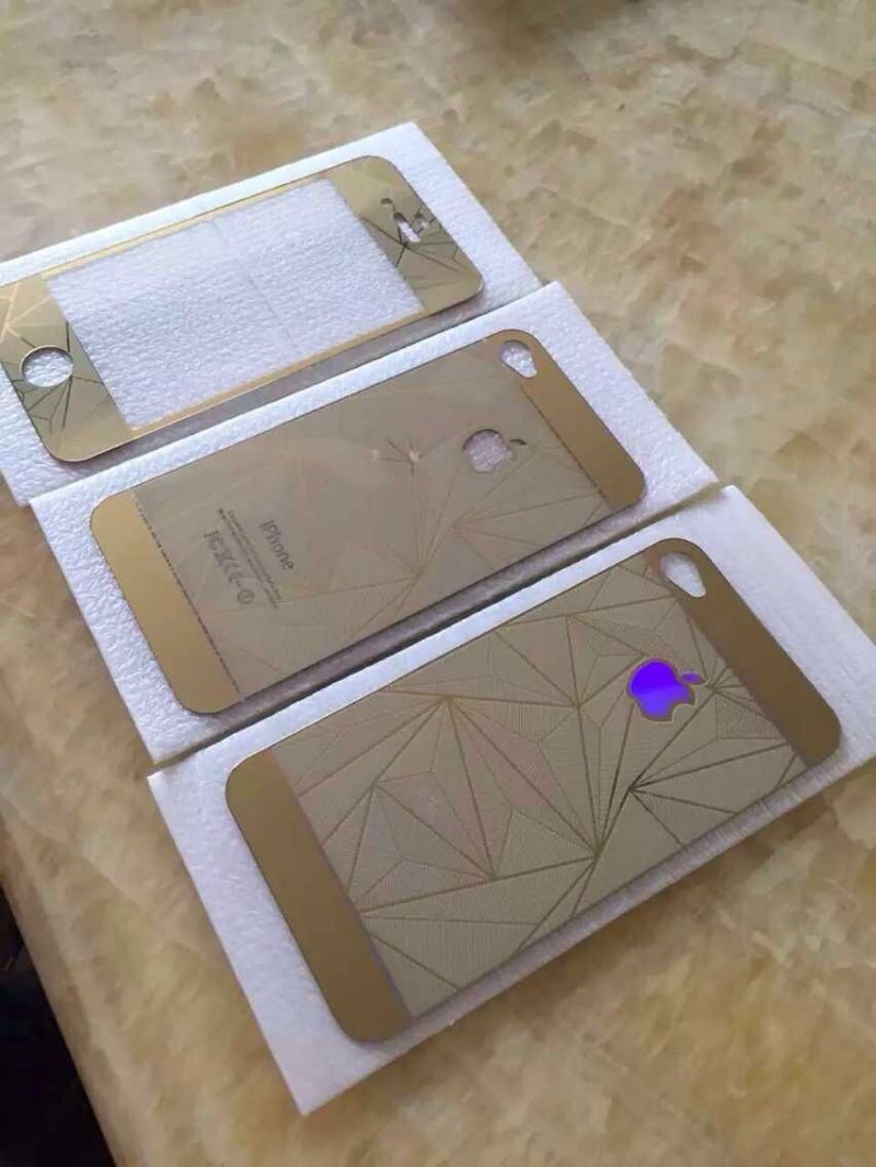 iphone6  彩色3D手感電鍍前後鋼化玻璃膜工廠,批發,進口,代購