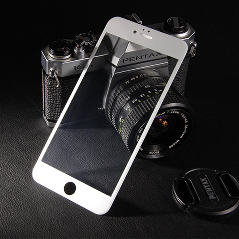 本色系列 適用蘋果手機超薄軟邊3D鋼化玻璃膜全屏覆蓋手機保護膜工廠,批發,進口,代購