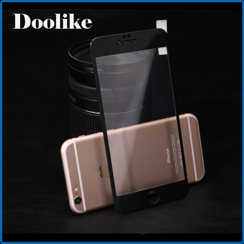 Doolike 適用於iPhone鋼化膜3D曲麵膜4.7碳纖維玻璃全覆蓋鋼化膜工廠,批發,進口,代購