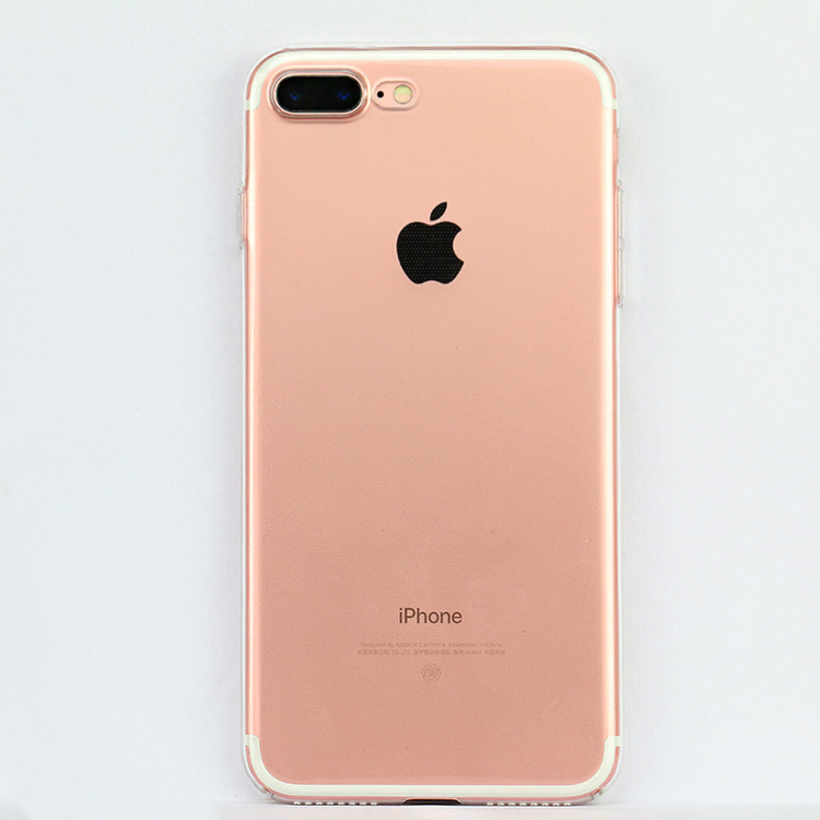 標信廠銷蘋果Iphone 7 PLUS攝影頭雙控全包手機殼透明素材批發工廠,批發,進口,代購