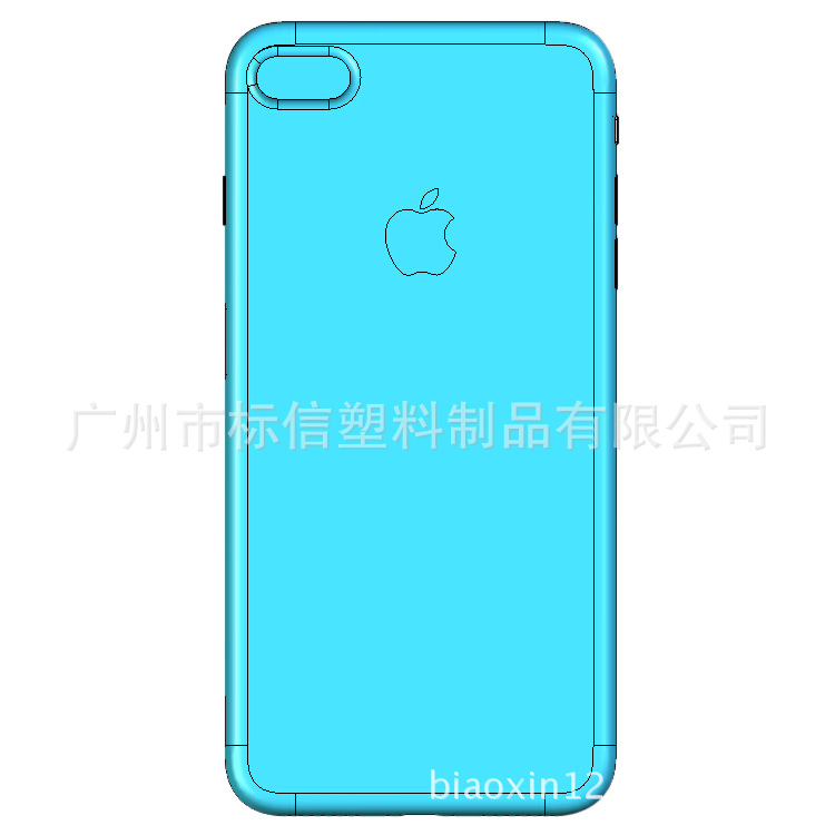 蘋果Iphone 7 PLUS手機殼光麵單底透明素材手機保護套殼防刮批發工廠,批發,進口,代購