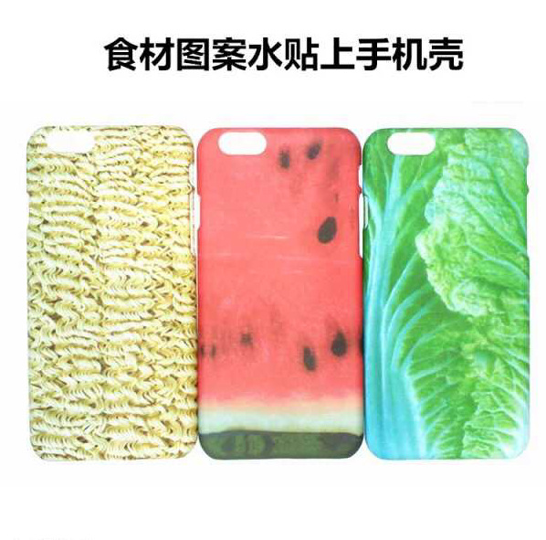 西瓜食材iPhone5/6/6plus手機殼 4.7蔬菜萌水貼保護套工廠,批發,進口,代購