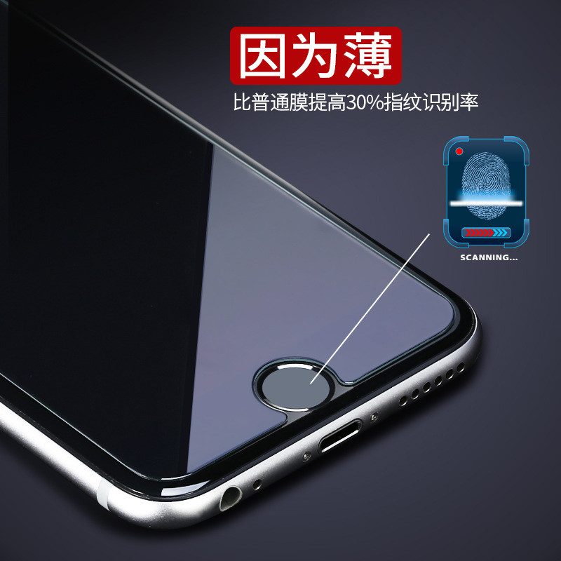 爆款iPhone7鋼化膜蘋果7玻璃7Plus抗藍光手機貼膜4.7防爆7p七5.5工廠,批發,進口,代購