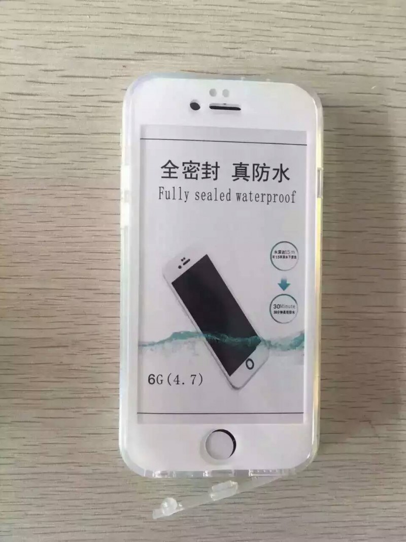 iPhone6S/6PLUS防摔保護套TPU全密封真空防水全包透明蘋果7手機殼批發・進口・工廠・代買・代購