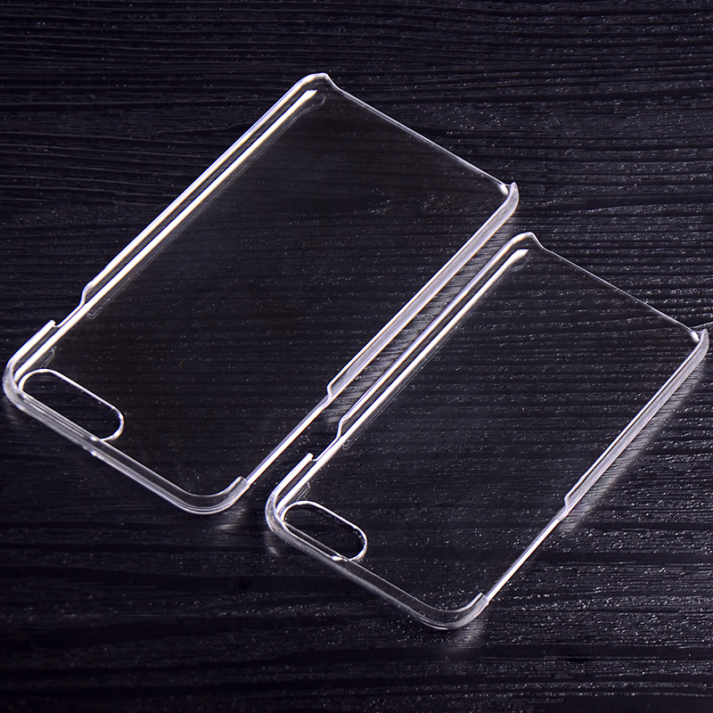 pc手機殼三邊包透明保護套適用於iphone7/7plus皮套素材單底外殼批發・進口・工廠・代買・代購