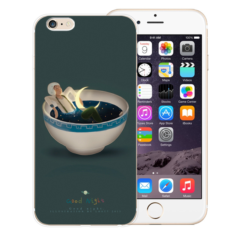 孤單星球手機殼 蘋果iPhone6 手機 6/7plus TPU防摔保護套批發・進口・工廠・代買・代購
