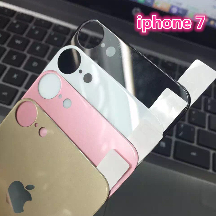 適用於蘋果iPhone7/7plus新款手機鋼化玻璃膜絲印彩膜前後一套工廠,批發,進口,代購