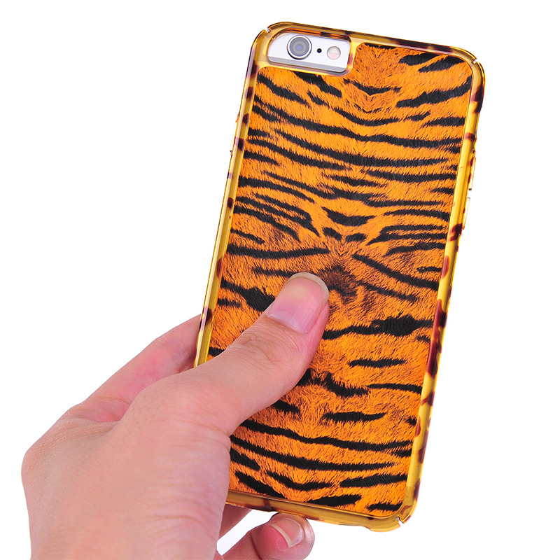 現貨供應 適用於iPhone6/6S手機皮套 豹紋皮套 虎皮配豹紋批發・進口・工廠・代買・代購