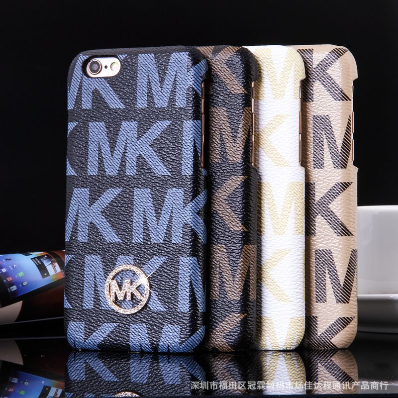新款MK鉆扣手機殼iPhone6s手機保護套蘋果6splus貼皮皮套後殼批發批發・進口・工廠・代買・代購