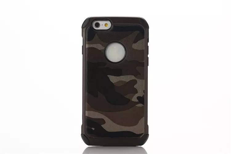 iphone6Splus迷彩保護套防摔真皮軍人士兵蘋果5SE手機後殼矽膠工廠,批發,進口,代購