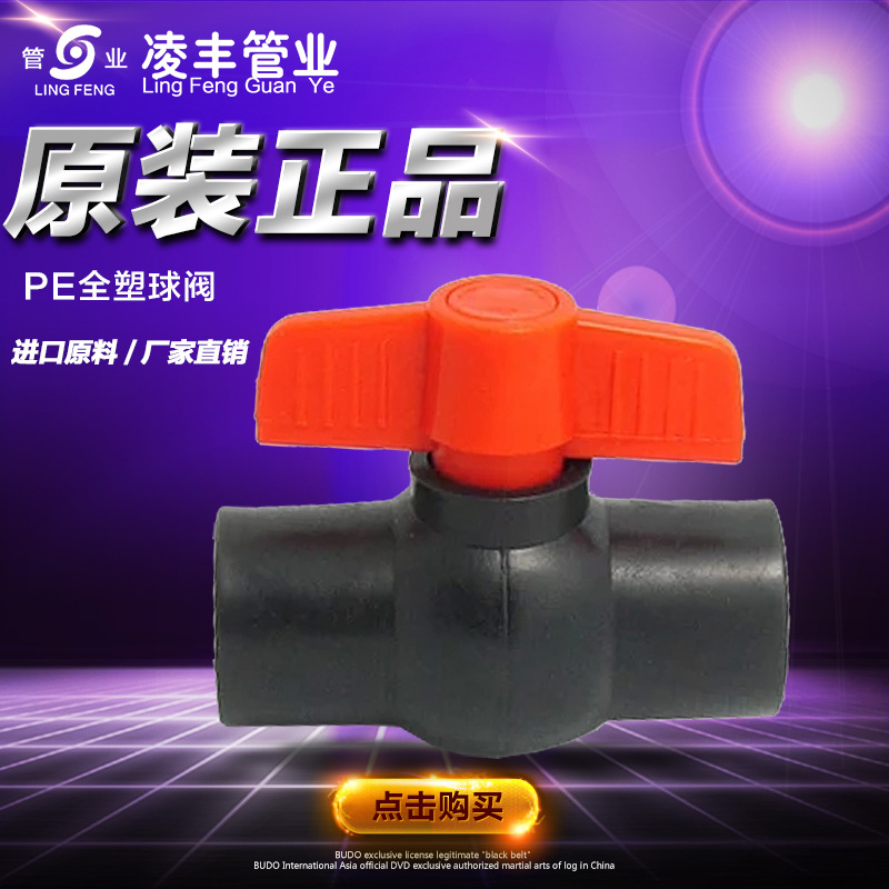 PE全塑球閥 PE閥門 PE自來水管配件 給水管配件 HDPE管件 批發工廠,批發,進口,代購