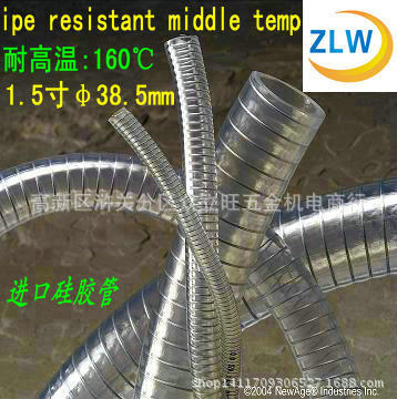 耐高溫透明鋼絲膠管/註塑機吸料管/註塑機透明鋼絲下料管DN38工廠,批發,進口,代購