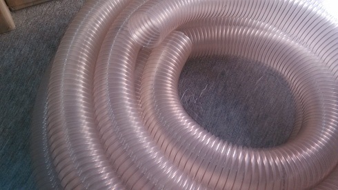 鋼絲軟管進口PU管耐磨管吸塵高溫管150mm壁厚0.6 0.9PU通風管批發・進口・工廠・代買・代購