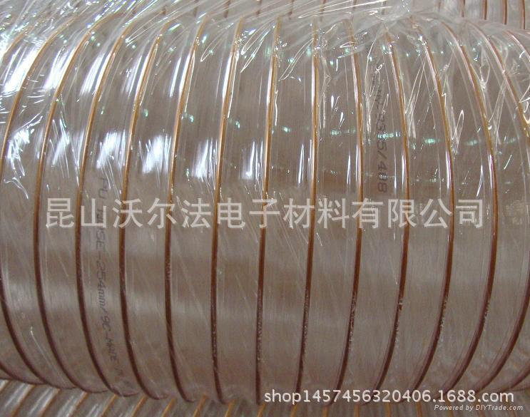 廠傢直銷鋼絲吸塵軟管 PU螺旋鋼絲軟管透明增強型PVC鋼批發・進口・工廠・代買・代購