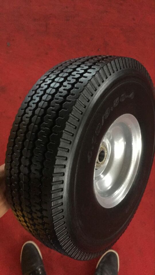 410/350-4 曲折紋發泡輪胎 PU FOAM WHEEL工廠,批發,進口,代購