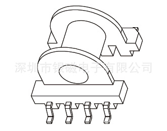 EP10型YC-EP-1003 4+4P SMD骨架，BOBBIN,變壓器骨架，電感底坐工廠,批發,進口,代購