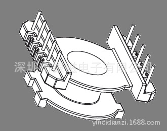 ER30/EC30骨架YC-ER-3001 5+5P骨架，BOBBIN,變壓器骨架工廠,批發,進口,代購