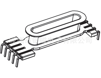 EDR25骨架YC-EDR-2502 5+5P，BOBBIN,廠傢直銷變壓器骨架電感底坐工廠,批發,進口,代購