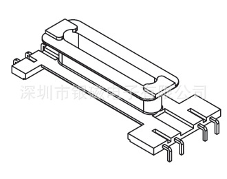 EDR25骨架YC-EDR-2503 5+4P，BOBBIN,廠傢直銷變壓器骨架電感底坐工廠,批發,進口,代購