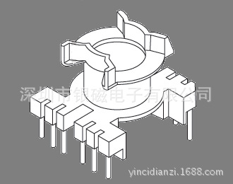 PQ20骨架YC-PQ-2620-1 6+6P，BOBBIN,廠傢直銷，變壓器骨架底坐工廠,批發,進口,代購