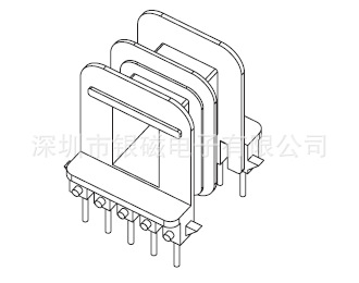 現貨EI35骨架 YC-EI-35A骨架、5+5P變壓器、電感線圈、骨架廠傢工廠,批發,進口,代購