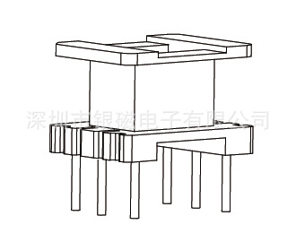 EF16型YC-EF-1608 3+3P骨架BOBBIN,廠傢直銷變壓器骨架電感底坐工廠,批發,進口,代購