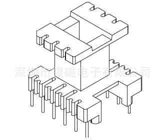 現貨EI3002骨架 YC-EI-3002骨架、6+6P變壓器電感線圈、骨架廠傢工廠,批發,進口,代購