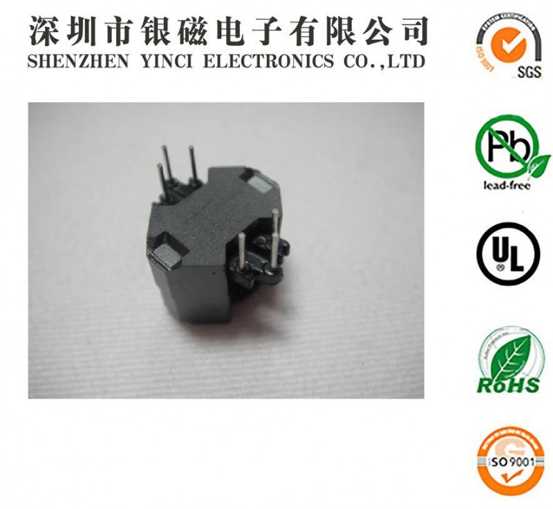 骨架YC-RM-0501雙槽 4+0P配RM5磁芯BOBBIN,變壓器電感底坐工廠,批發,進口,代購