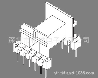 EE16型 YC-EE-1614 6+6P骨架 、電感線圈骨架廠傢工廠,批發,進口,代購