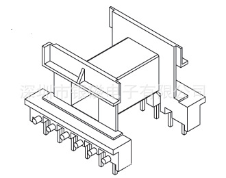 EF32型YC-EF-3205骨架，6+6P BOBBIN,廠傢直銷電感底坐工廠,批發,進口,代購
