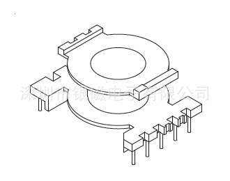 POT33骨架YC-POT-3303 5+5P,廠傢直銷，變壓器電感底座工廠,批發,進口,代購