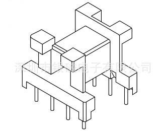 EE25型YC-EE-2506 骨架 、4+4P電感線圈骨架廠傢工廠,批發,進口,代購