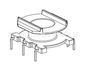 ER25/EC25骨架YC-ER-2503 5+3P骨架，BOBBIN,變壓器骨架工廠,批發,進口,代購