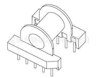 EP13型YC-EP-1308 5+5P 骨架，BOBBIN,變壓器骨架，電感底坐工廠,批發,進口,代購