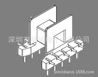 EE25骨架 YC-EE-2503 、電感線圈骨架廠傢工廠,批發,進口,代購