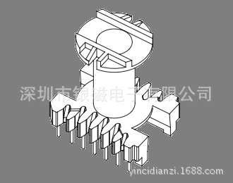 ER39/EC39骨架 YC-ER-3908，BOBBIN，變壓器骨架工廠,批發,進口,代購