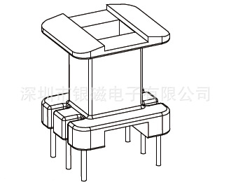 現貨EI20骨架 YC-EI-2001骨架、3+3P變壓器電感線圈、骨架廠傢工廠,批發,進口,代購