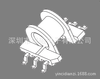 EP07型YC-EP-0702骨架，3+3P 海鷗腳BOBBIN,變壓器骨架工廠,批發,進口,代購